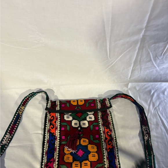 Handbags - Colorful Patterned Crossbody Bag